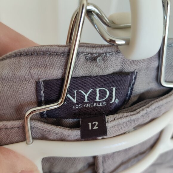 NYDJ Alina Gray Ankle Skinny Jeans w/ Liftxtuck Technology Size 12 - Picture 5 of 7